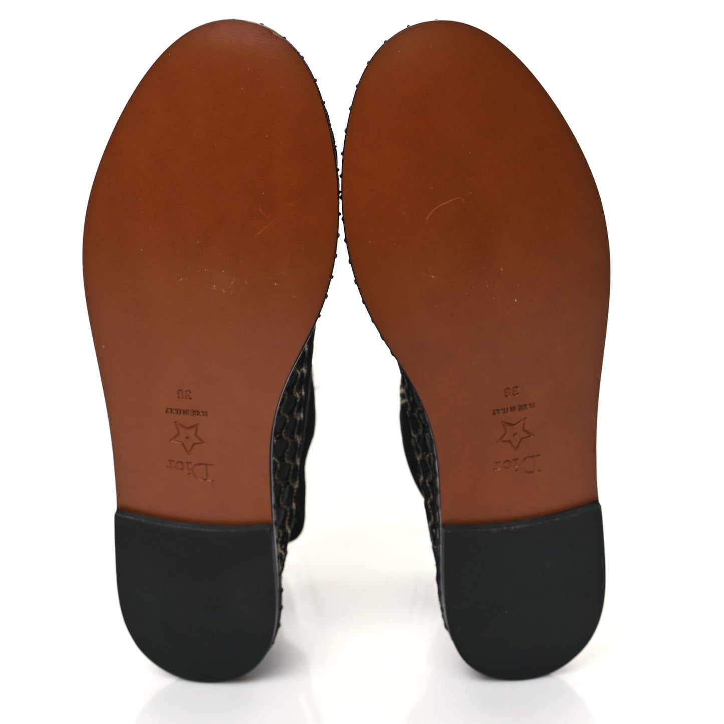Laminated Resille Suede Nicely-D Ballet Flat 36 Black Gold