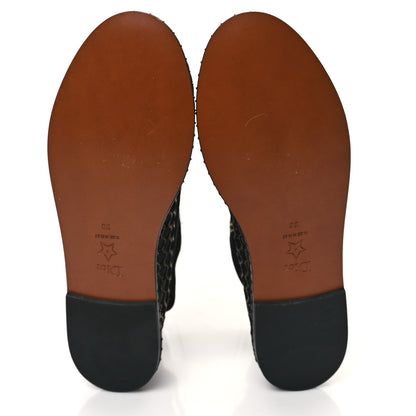 Christian Dior Laminated Resille Suede Nicely-D Ballet Flat 36 Black Gold 5 of 8