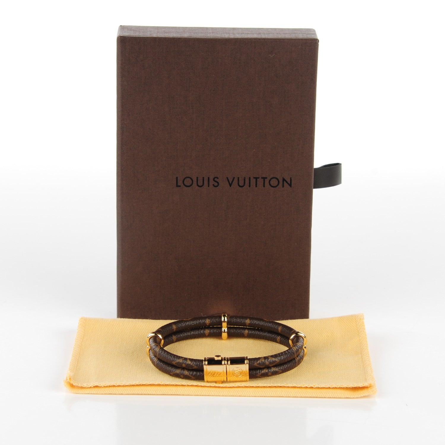 Louis Vuitton Monogram Keep It Twice Bracelet 17 7 of 7
