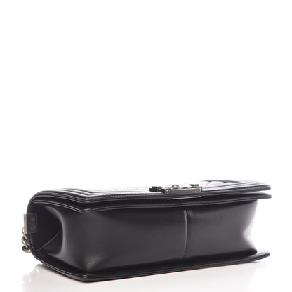 Chanel Lambskin Quilted Medium Boy Flap Black 5 of 10