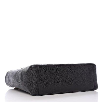 Chanel Caviar Quilted Petit Shopping Tote PST Black 4 of 10