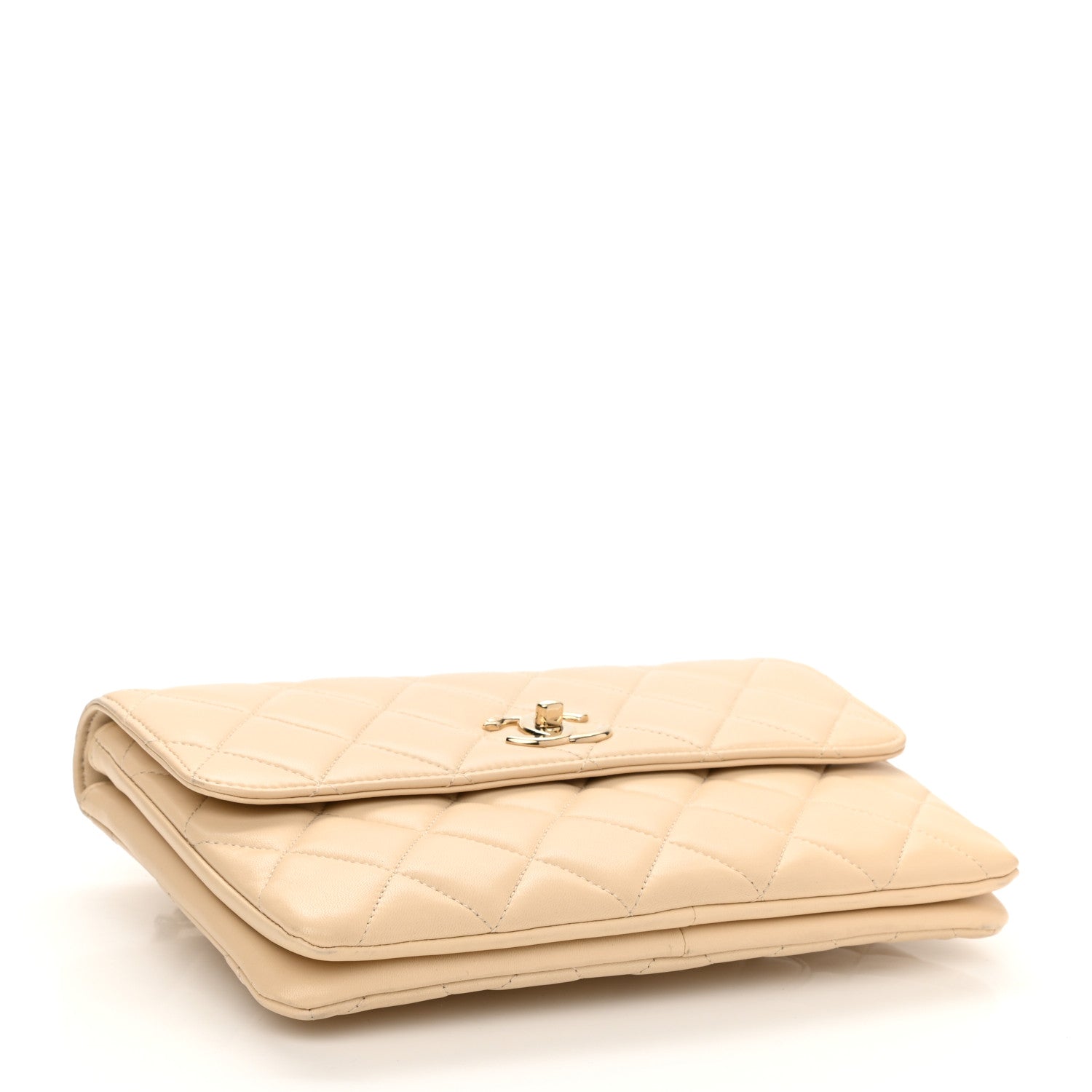 Chanel Lambskin Quilted Medium Trendy CC Flap Light Beige 5 of 11