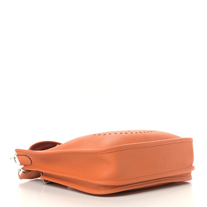 Hermes Taurillon Clemence Amazone Evelyne III PM Orange 6 of 18
