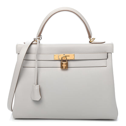 Hermes Evercolor Kelly Retourne 32 Gris Perle 1 of 9