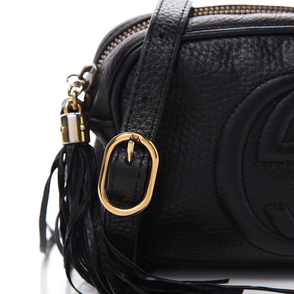 Gucci Pebbled Calfskin Mini Soho Disco Bag Black 10 of 11
