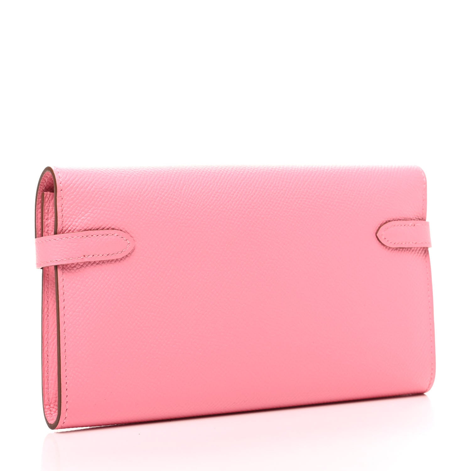 Hermes Epsom Kelly Longue Wallet Rose Confetti 3 of 8