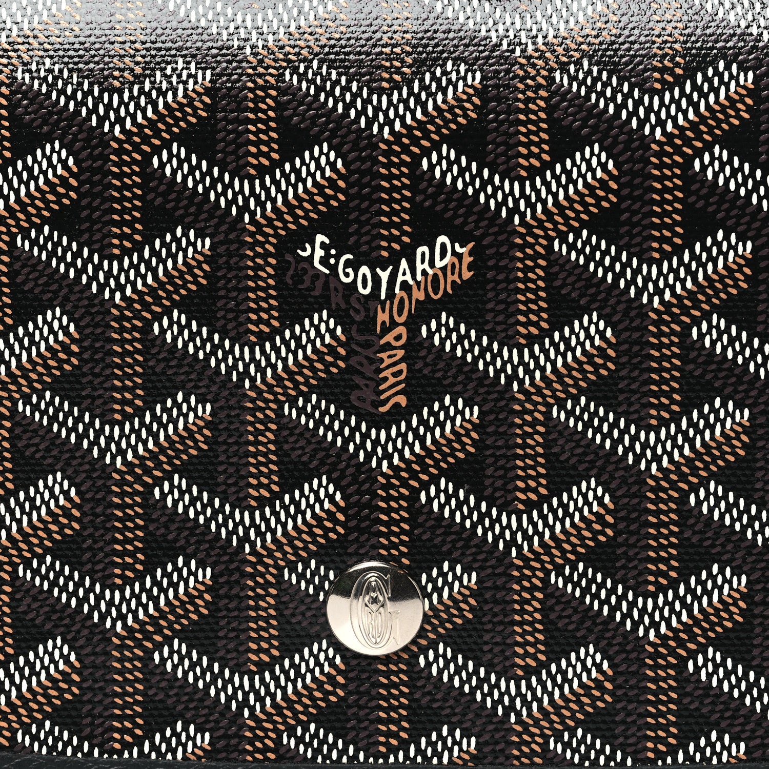 Goyard Goyardine Plumet Wallet Clutch Black 7 of 9