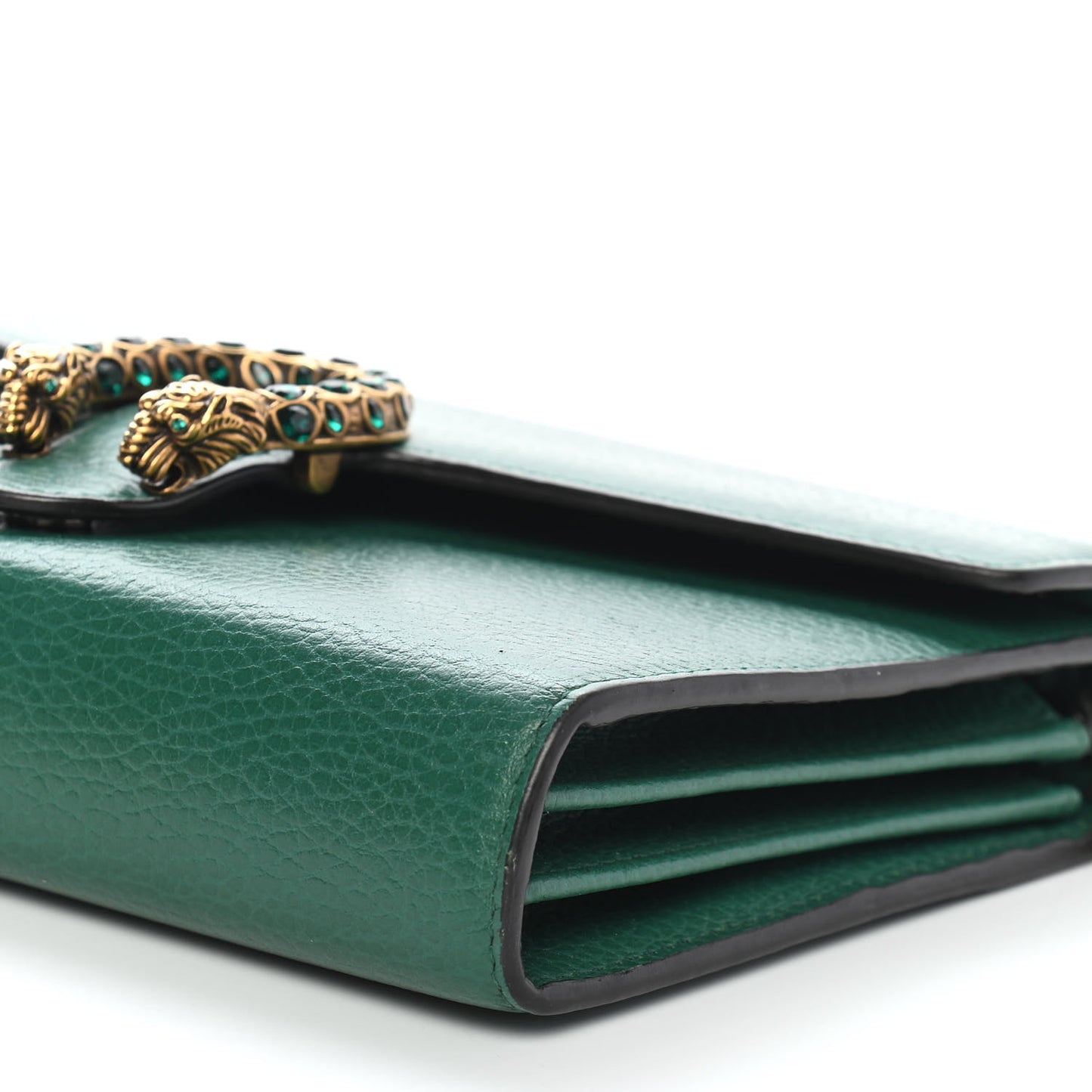 Calfskin Mini Dionysus Chain Wallet Emerald