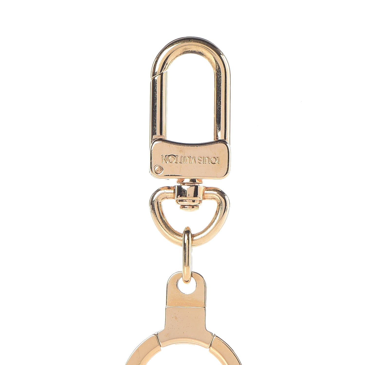 Louis Vuitton Pochette Extender Key Ring Gold 3 of 5