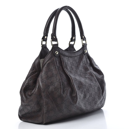 Gucci Guccissima Medium Sukey Tote Chocolate 3 of 13