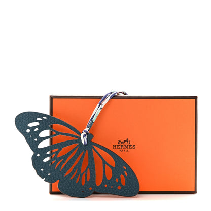 Hermes Togo Epsom Petit H Butterfly Bag Charm Multicolor 4 of 4