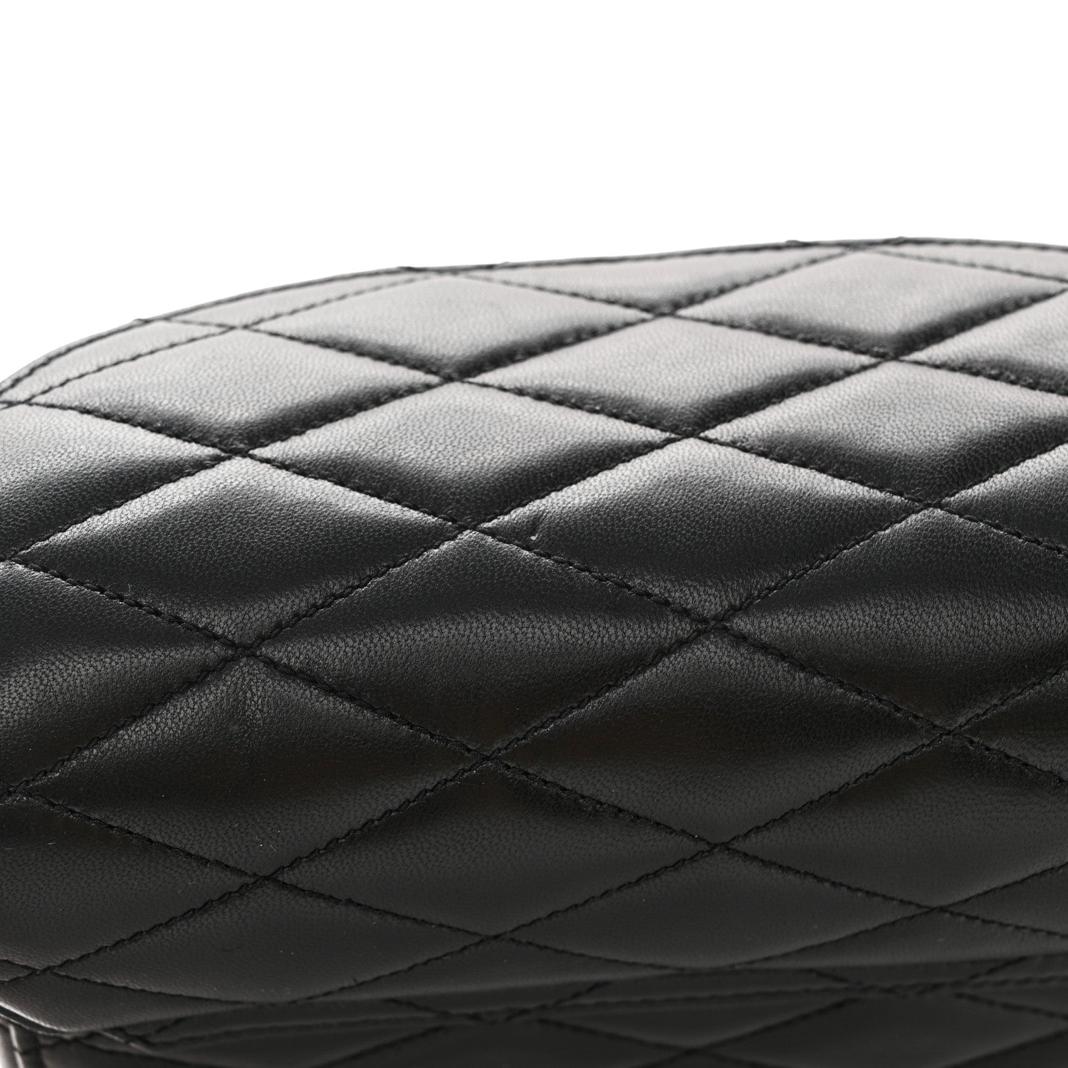 Saint Laurent Lambskin Quilted Monogram June Box Bag Black 11 of 13