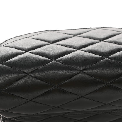 Saint Laurent Lambskin Quilted Monogram June Box Bag Black 11 of 13
