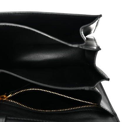 Celine Box Calfskin Teen Classic Box Flap Bag Black 5 of 16