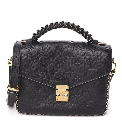 Louis Vuitton Empreinte Braided Pochette Metis Black 1 of 9