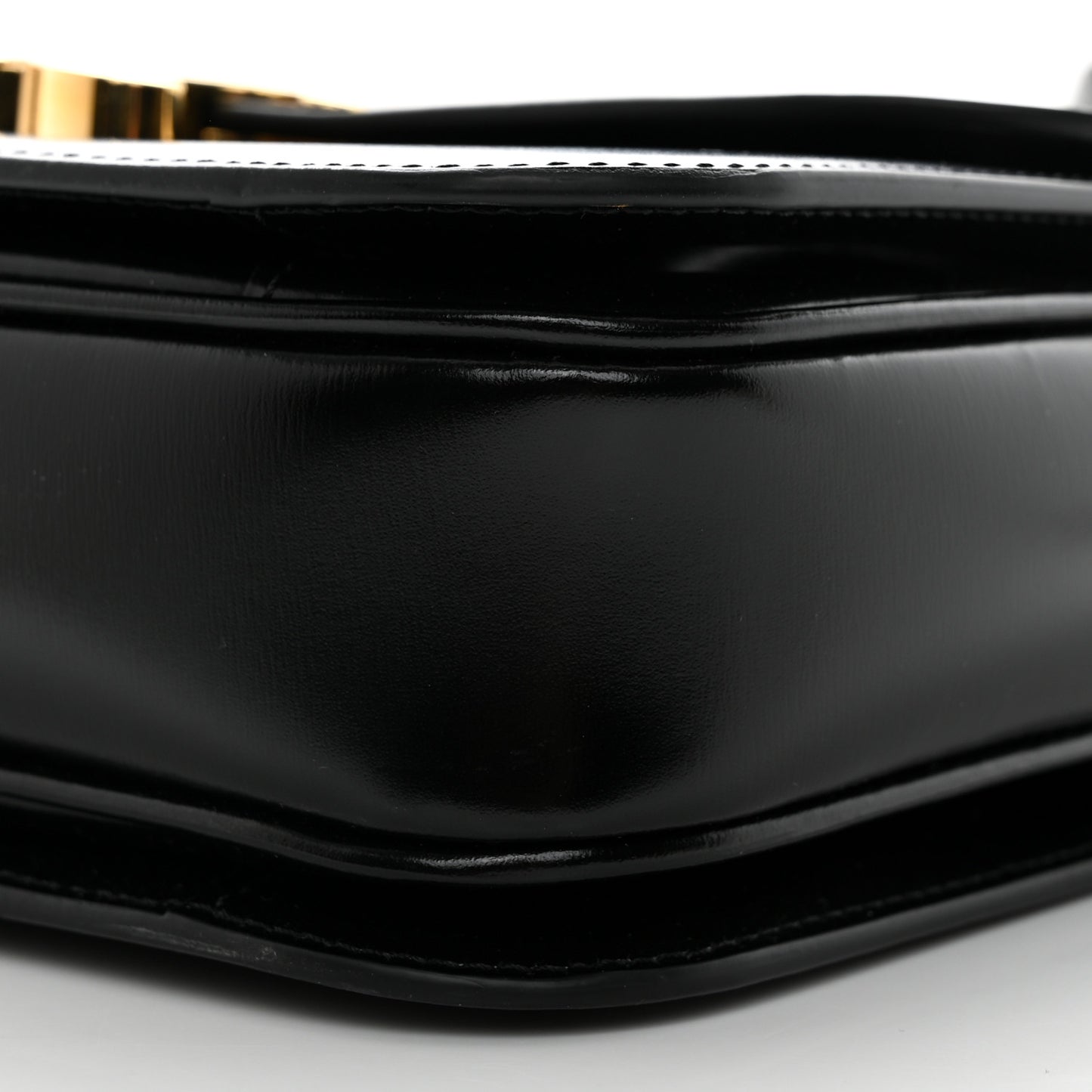 Shiny Calfskin Medium Triomphe Black