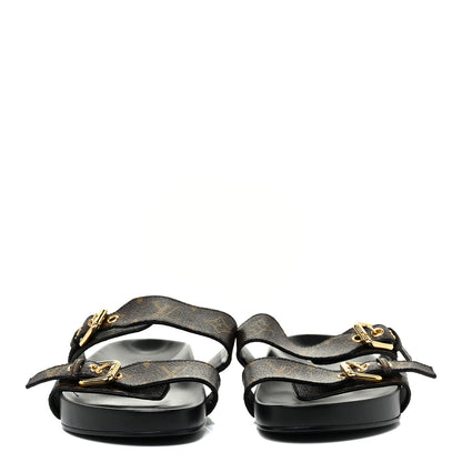 Louis Vuitton Monogram Bom Dia Mule Sandals 39 2 of 12