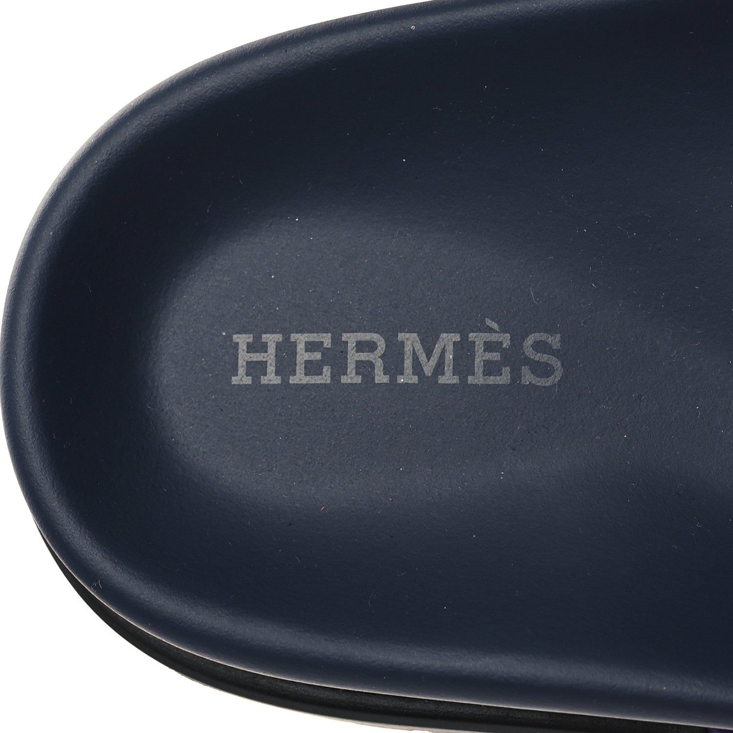Hermes Suede Goatskin Womens Chypre Sandals 37.5 Marine Violet Majorette 8 of 9