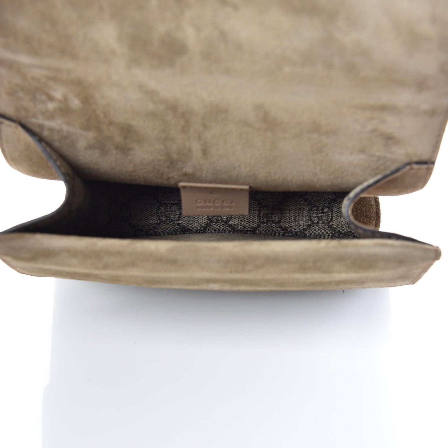 GG Supreme Monogram Mini Dionysus Shoulder Bag Taupe