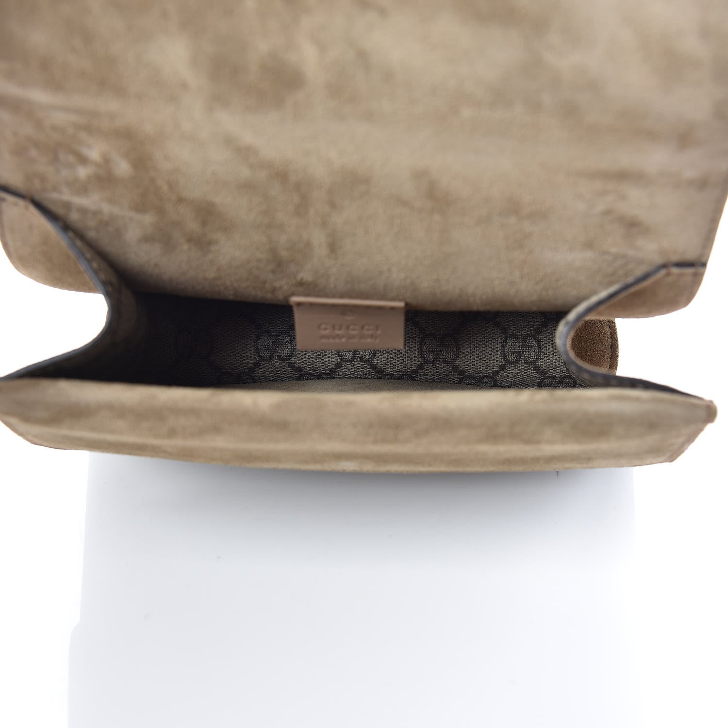 Gucci GG Supreme Monogram Mini Dionysus Shoulder Bag Taupe 8 of 10