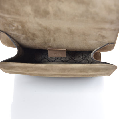 Gucci GG Supreme Monogram Mini Dionysus Shoulder Bag Taupe 8 of 10