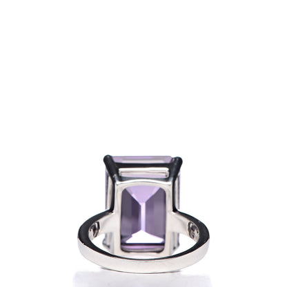 Tiffany Sterling Silver Amethyst Sparklers Cocktail Ring 52 6 4 of 6