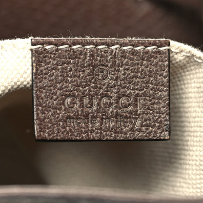 Gucci GG Supreme Monogram Neo Vintage Drawstring Bucket Backpack Beige New Acero Crop 6 of 11
