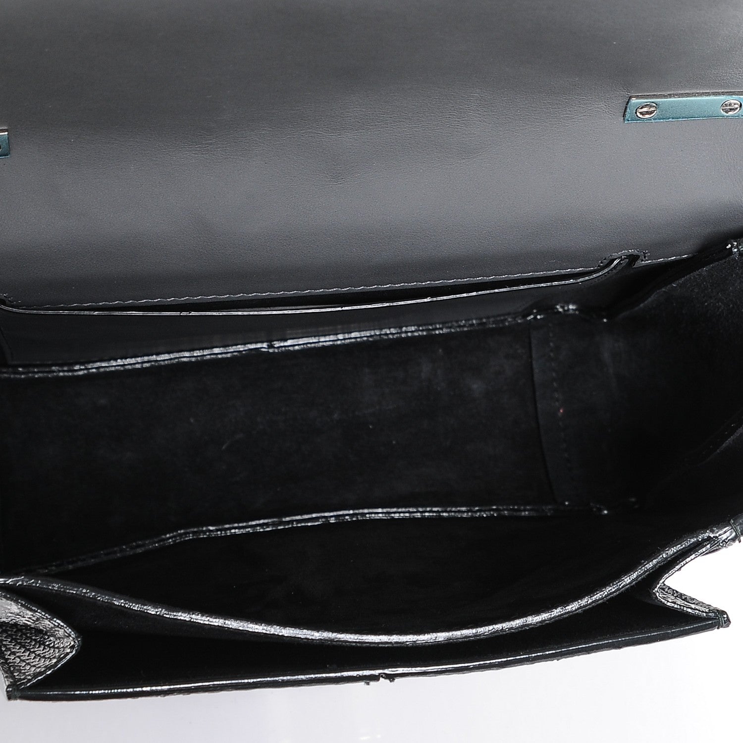 Proenza Schouler Elaphe Hava Shoulder Bag Black White 5 of 6
