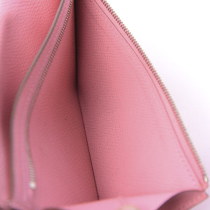 Hermes Epsom Bearn Gusset Wallet Rose Confetti 6 of 14