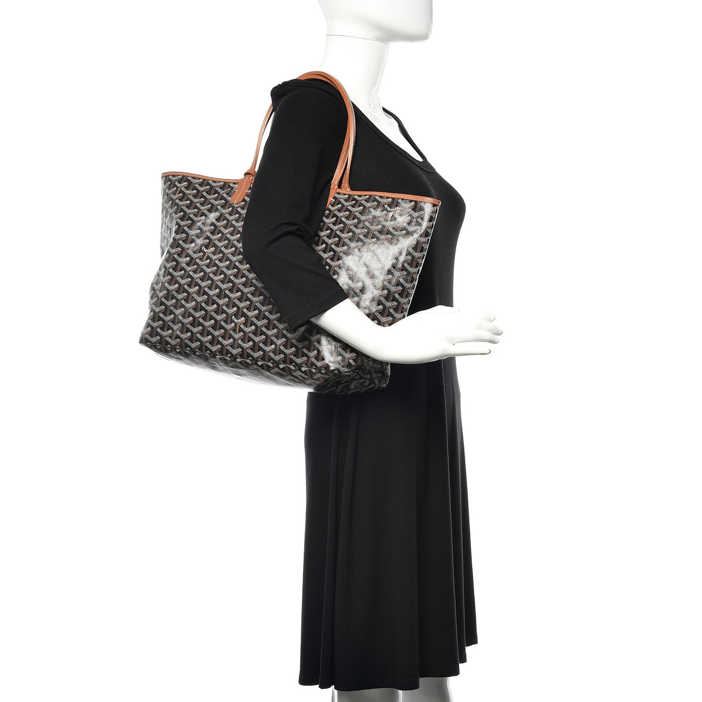 Goyardine Saint Louis PM Black Gold