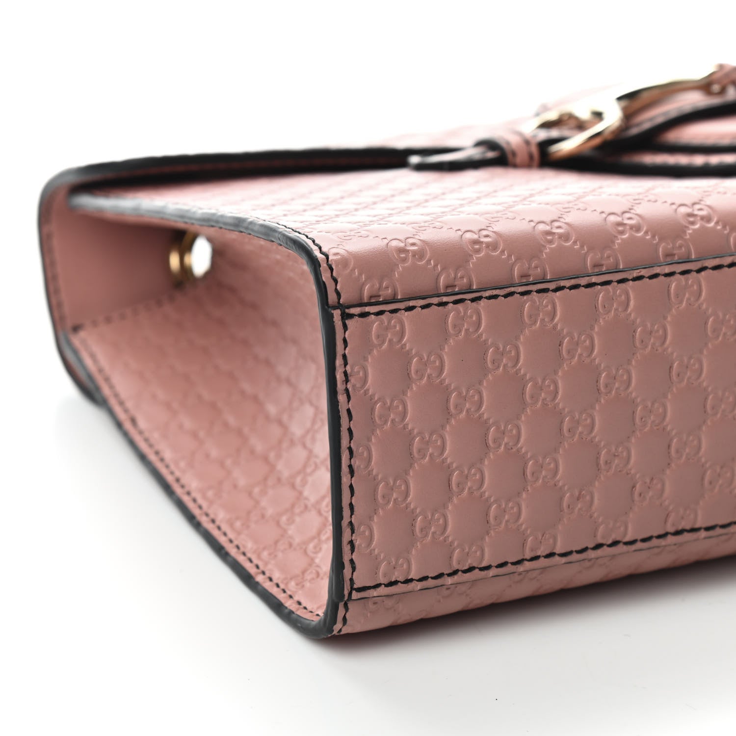 Gucci Microguccissima Medium Emily Chain Shoulder Bag Soft Pink 9 of 10