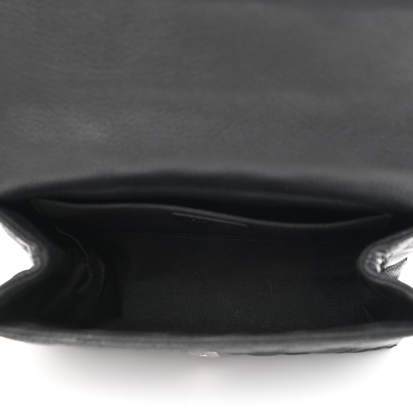 Grained Calfskin Quilted 2.55 Reissue Flap Belt Bag Clutch Black