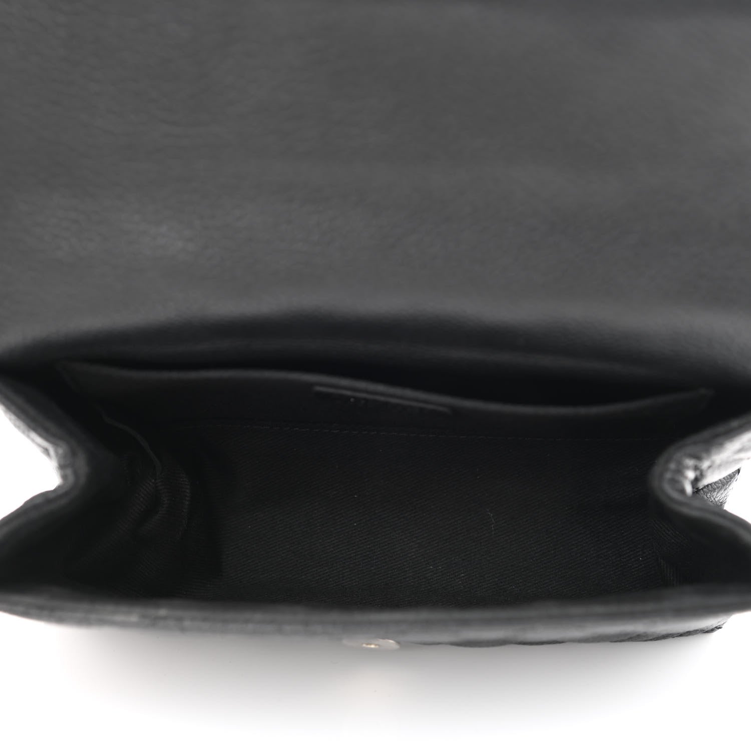 Chanel Grained Calfskin Quilted 2.55 Reissue Flap Belt Bag Clutch Black 5 of 12