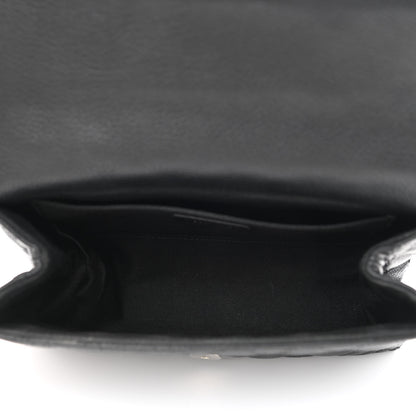 Chanel Grained Calfskin Quilted 2.55 Reissue Flap Belt Bag Clutch Black 5 of 12