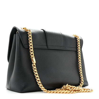 Celine Supple Calfskin Medium Victoire Black 3 of 13