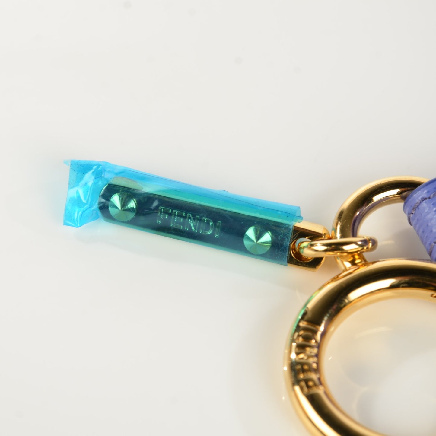 Fox Fur Pom Pom Bag Charm Berry