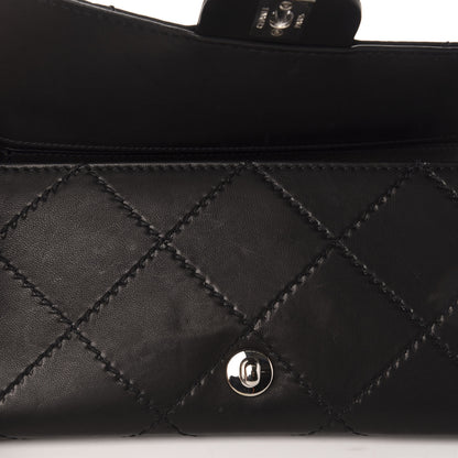 Chanel Lambskin Stitched Orient Express Wallet on Chain WOC Black 11 of 14