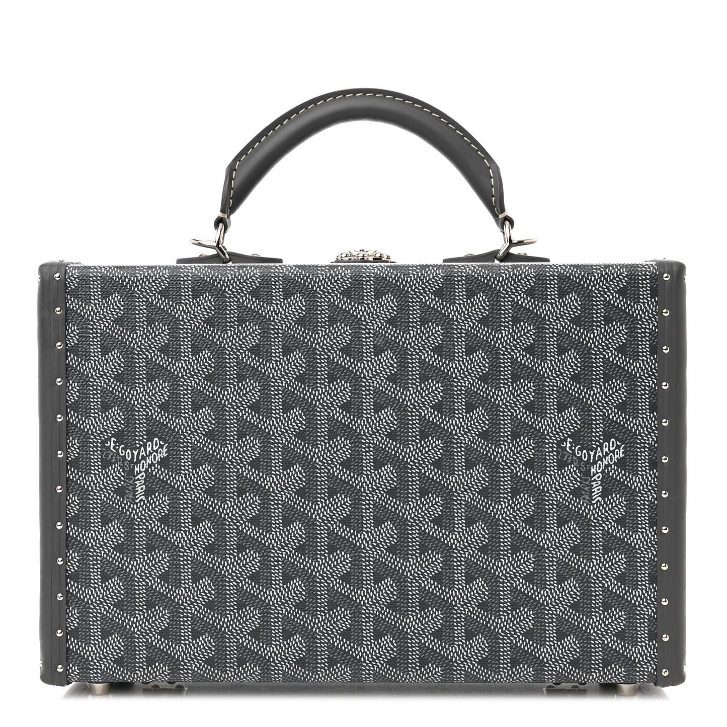 Goyardine Grand Hotel Trunk Bag Grey