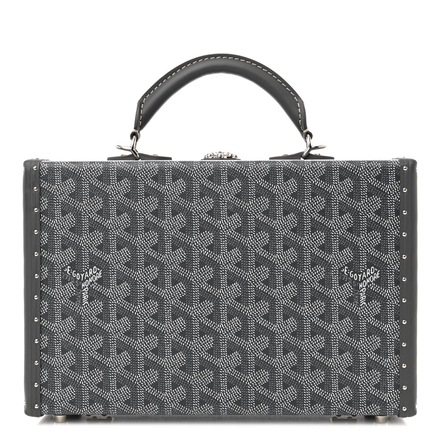 Goyard Goyardine Grand Hotel Trunk Bag Grey 1 of 10