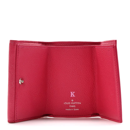 Louis Vuitton Soft Calfskin My Lockme Compact Wallet Fuchsia 5 of 7