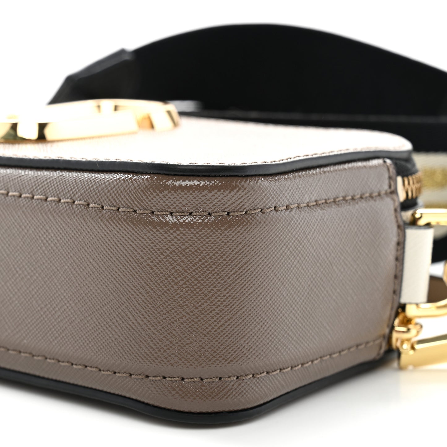 Saffiano Small Snapshot Camera Bag French Grey