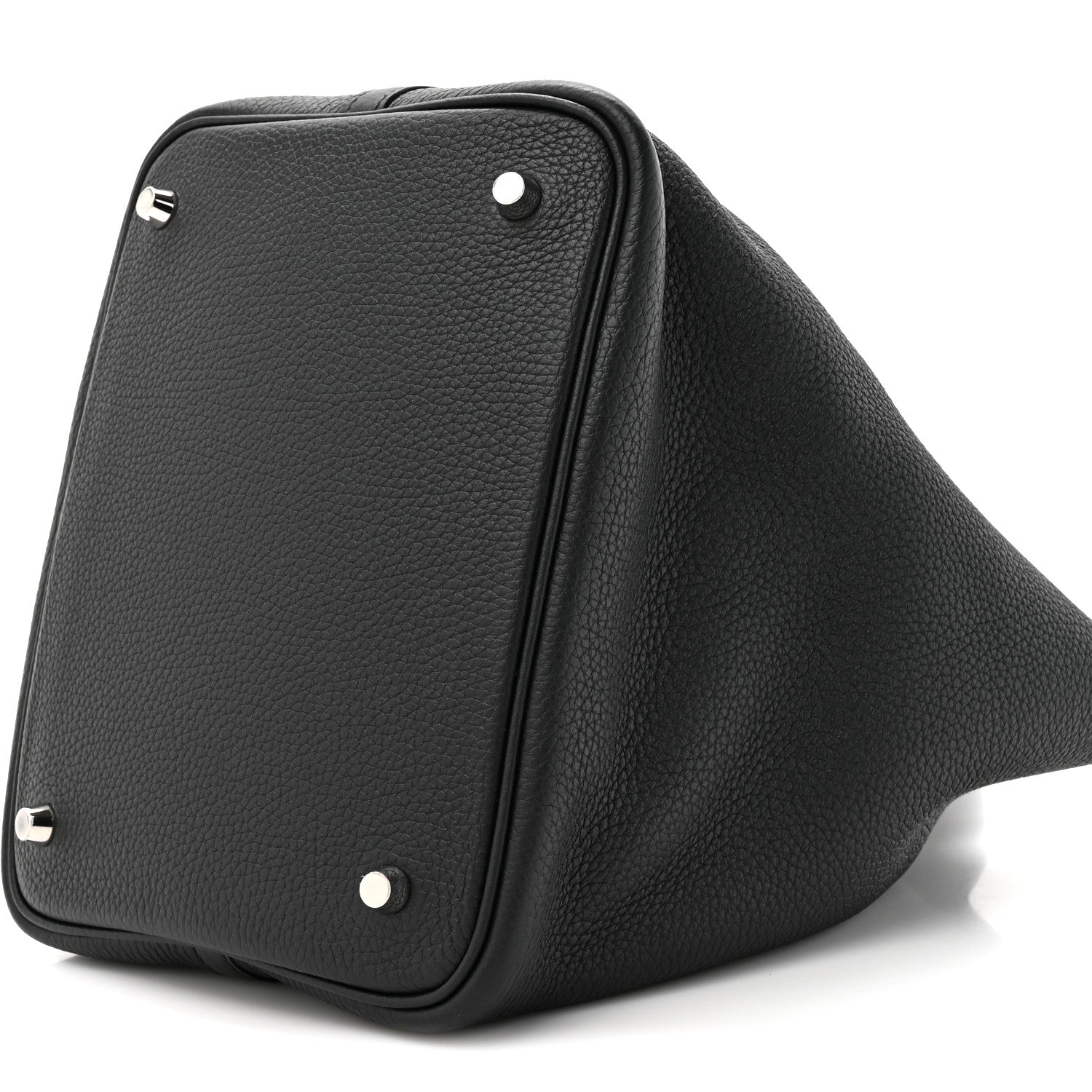 Hermes Taurillon Clemence Picotin Lock 22 MM Black 9 of 11