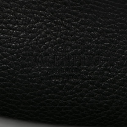 Valentino Garavani Pebbled Calfskin Medium Rockstud Flip Lock Crossbody Bag Black 6 of 10