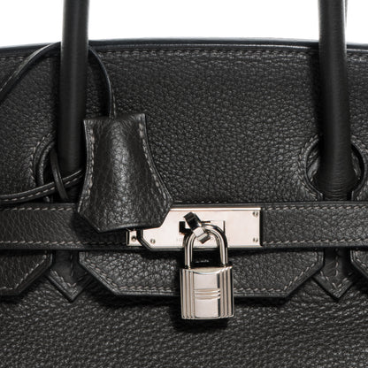 Hermes Taurillon Clemence Birkin 35 Graphite 10 of 10