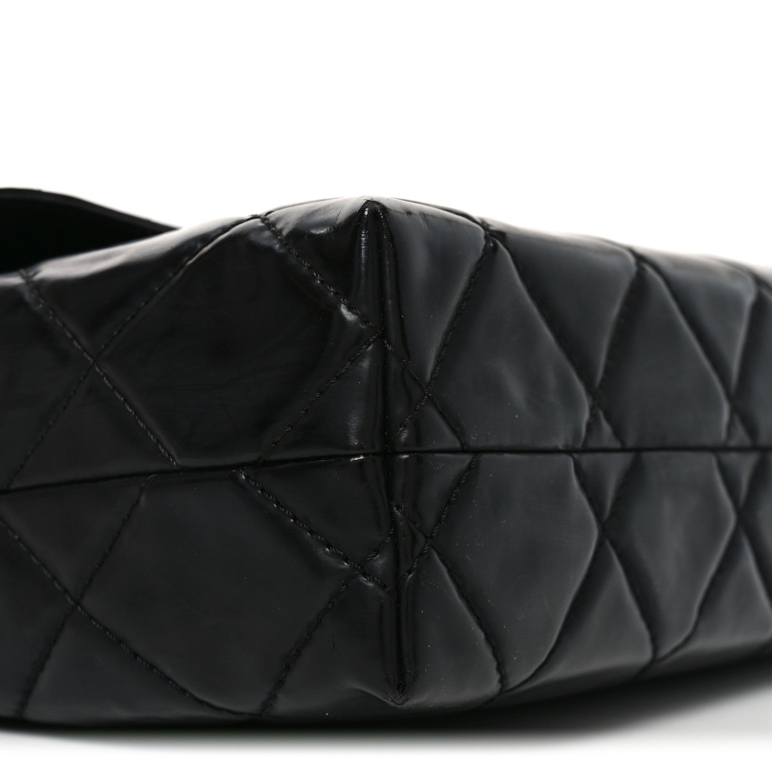 Chanel Vinyl Quilted In the Business Flap Bag Black 9 of 10