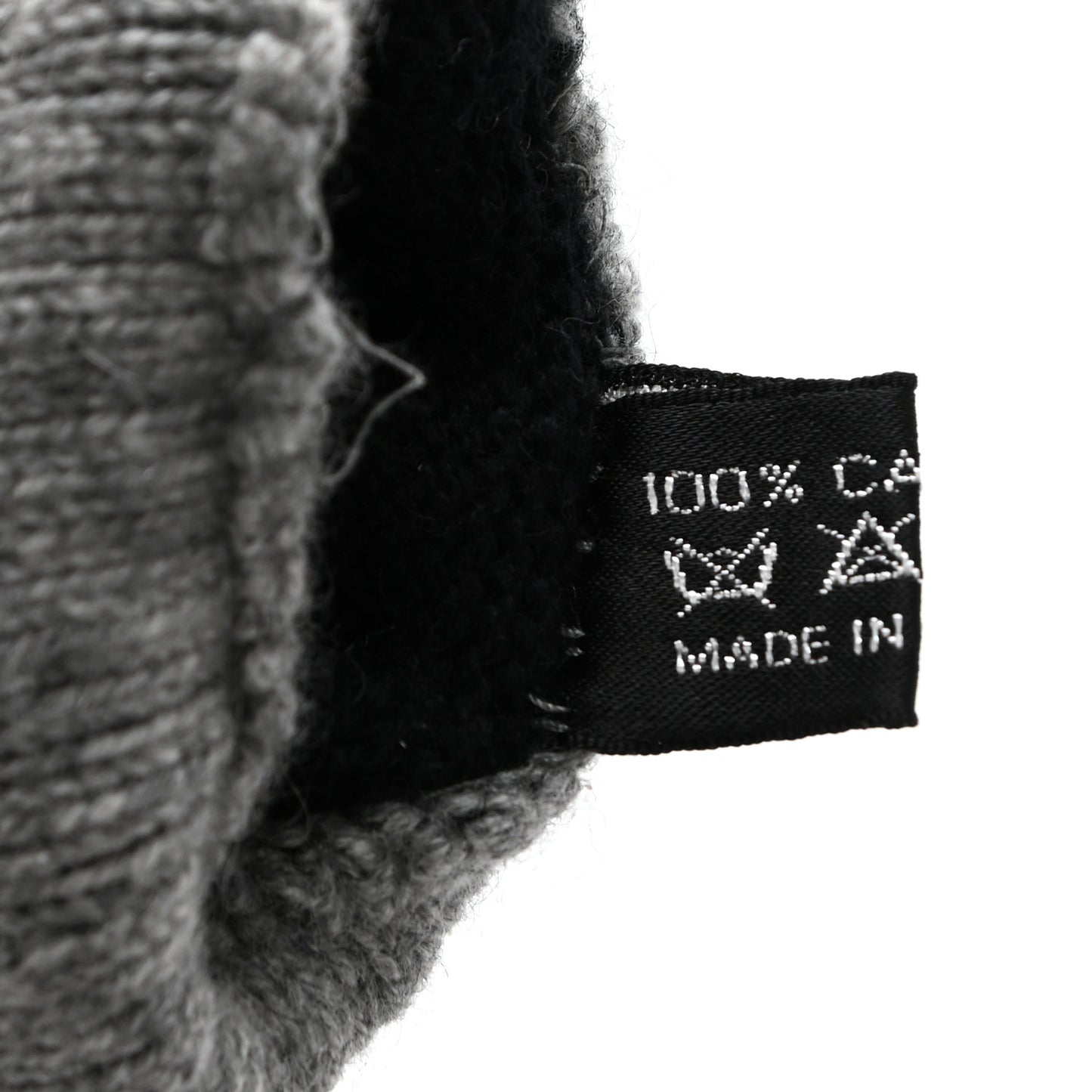 Cashmere CC Gloves Black Grey