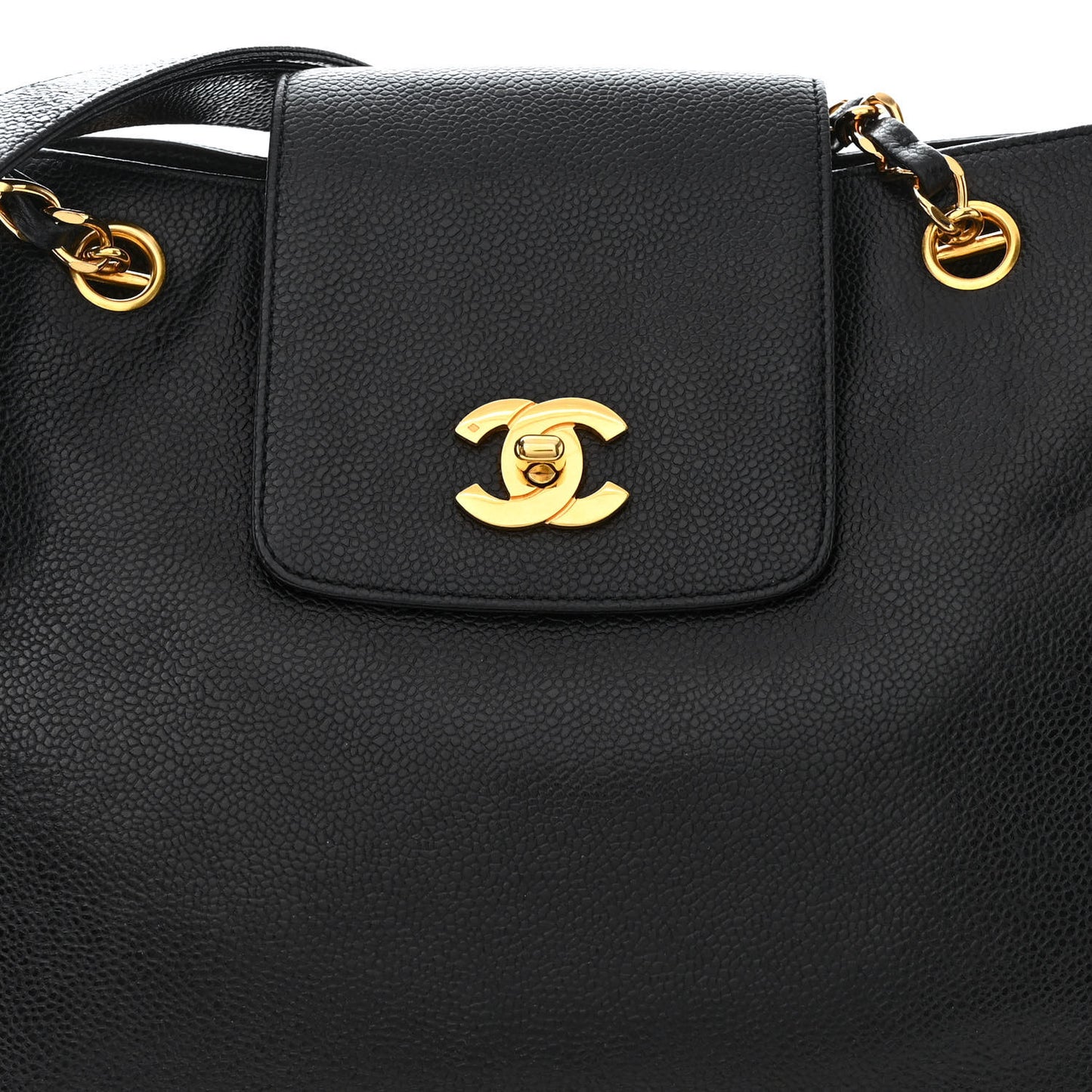 Caviar Shoulder Bag Black
