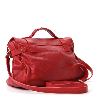 Mulberry Glossy Goatskin Medium Alexa Poppy Red 3 of 11