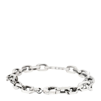 Gucci Sterling Silver Narrow Interlocking G Link Bracelet 2 of 3