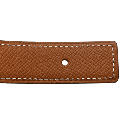 Hermes Swift Epsom 24mm Mini Constance H Belt 75 Black Gold 4 of 10